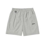 GRAY | 【NERDY】SMALL LOGO WOVEN HALF PANTS | FINE
