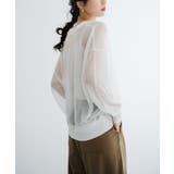 【refinedworks】透け感を楽しむ。クルーネックシアーカーディガン! | refinedworks | 詳細画像5