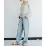 立体的なカーブシルエットで、旬のレッグラインを描くカーブデニムパンツ | refinedworks | 詳細画像10