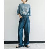 立体的なカーブシルエットで、旬のレッグラインを描くカーブデニムパンツ | refinedworks | 詳細画像21