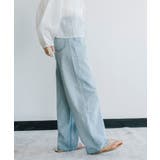 立体的なカーブシルエットで、旬のレッグラインを描くカーブデニムパンツ | refinedworks | 詳細画像3