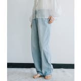 立体的なカーブシルエットで、旬のレッグラインを描くカーブデニムパンツ | refinedworks | 詳細画像5