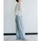 立体的なカーブシルエットで、旬のレッグラインを描くカーブデニムパンツ | refinedworks | 詳細画像8