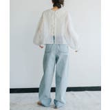 立体的なカーブシルエットで、旬のレッグラインを描くカーブデニムパンツ | refinedworks | 詳細画像9