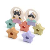木製 七夕積み木 おり姫とひこ星 | F.O.Online Store | 詳細画像2 
