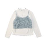 サックス | テープヤーンビスチェ&リブロンTセット | F.O.Online Store