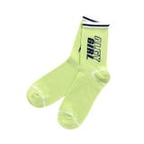 ライム | ブロックロゴクルーソックス | F.O.Online Store