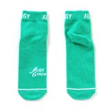 グリーン | リブロゴショートソックス | F.O.Online Store