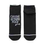 ブラック | うねうねロゴショートソックス | F.O.Online Store