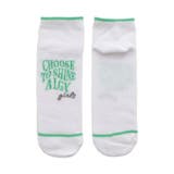 オフホワイト | うねうねロゴショートソックス | F.O.Online Store