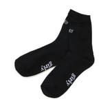 ブラック | ラインクルーシースルーソックス | F.O.Online Store