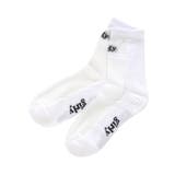 オフホワイト | ラインクルーシースルーソックス | F.O.Online Store