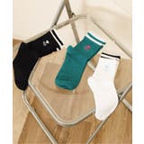 【抗菌防臭】レイヤード風クルーソックス2 | F.O.Online Store | 詳細画像5