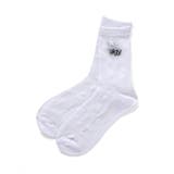 オフホワイト | 星柄シアークルーソックス | F.O.Online Store