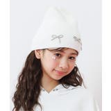 オフホワイト | メタルりぼんニット帽 | F.O.Online Store
