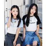 サックス | クロップドラグランT | F.O.Online Store