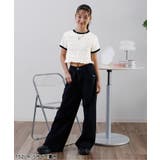 クロップドシャーリングラインT | F.O.Online Store | 詳細画像5 