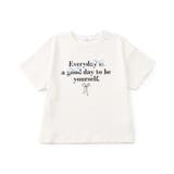 オフホワイト | シルケット加工りぼん付きロゴT | F.O.Online Store