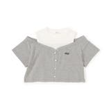 グレー | ドッキングクロップドガーリーT | F.O.Online Store
