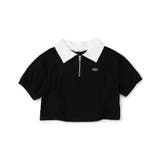 ブラック | フロントジップシャーリングT | F.O.Online Store