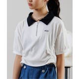 オフホワイト | フロントジップシャーリングT | F.O.Online Store