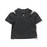ブラック | ピグメント肩あきリブT | F.O.Online Store