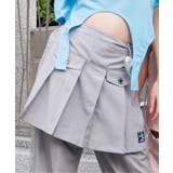 グレー | フロントフラッププリーツスカート | F.O.Online Store