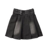 ブラック | ダブルベルトプリーツスカパン | F.O.Online Store