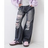 グレー | バックロゴワイドフレアパンツ | F.O.Online Store