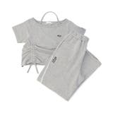 グレー | ギャザーT&スウェパンセットアップ | F.O.Online Store