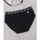 ブラック | ロゴゴムサニタリーショーツ | F.O.Online Store