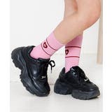 ピンク | カラフルハイクルーソックス | F.O.Online Store