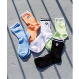 【抗菌防臭】ハートロゴクルーソックス | F.O.Online Store | 詳細画像1