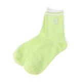 ライム | 【抗菌防臭】ハートロゴクルーソックス | F.O.Online Store