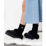 ブラック | ワンポイントロゴルーズソックス | F.O.Online Store