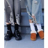 オフホワイト | ワンポイントロゴルーズソックス | F.O.Online Store