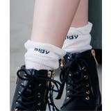 オフホワイト | ハリヌキシースルークルーソックス | F.O.Online Store