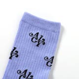 ロゴ総柄クルーソックス | F.O.Online Store | 詳細画像2 