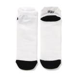 オフホワイト | 【抗菌防臭】algyロゴショートソックス | F.O.Online Store