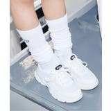 オフホワイト | ワンポイントロゴロングルーズソックス | F.O.Online Store