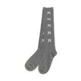 グレー | りぼんロゴガーリーハイソックス | F.O.Online Store