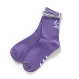 ラベンダー | フリルラメクルーソックス | F.O.Online Store