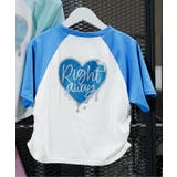 ブルー | 【接触冷感】ハートモチーフラグランT | F.O.Online Store