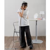 フレンチスリーブワンポイントシシュウT | F.O.Online Store | 詳細画像5 