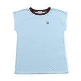 サックス | フレンチスリーブワンポイントシシュウT | F.O.Online Store