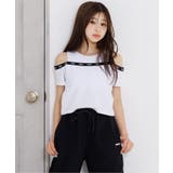 パット付きロゴゴム肩あきT | F.O.Online Store | 詳細画像1 