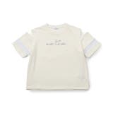 オフホワイト | 肩あきシアーメタルロゴT | F.O.Online Store