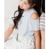 サックス | 【puchily プチプラライン】シャーリング肩あきT | F.O.Online Store