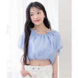サックス | 2WAYオフショルブラウス | F.O.Online Store