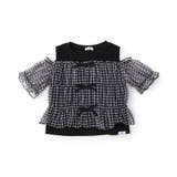 チェック柄 | ドッキングガーリーブラウス | F.O.Online Store